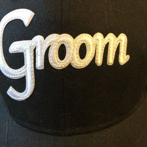 Groom Wedding  Embroidered baseball cap